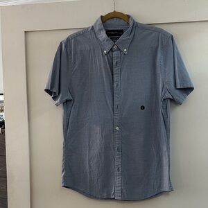 Abercrombie & Fitch Gray Casual Button-Down Shirt